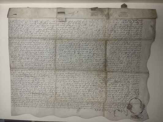Smith College: Digby, Kenelm, 1603-1665. [Document, 1628 Dec. 12] / Kenelme Digby, Phillippe Digby, Matthew Cradock (1628) (MiscMS 827)
